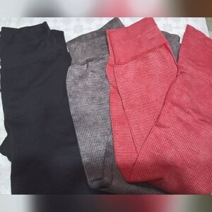 VS Pink Active waffle knit leggings  size large